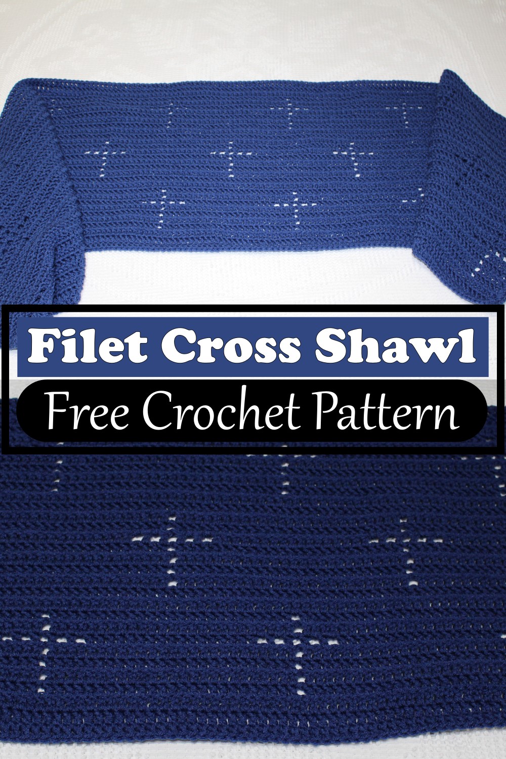 Filet Cross Shawl