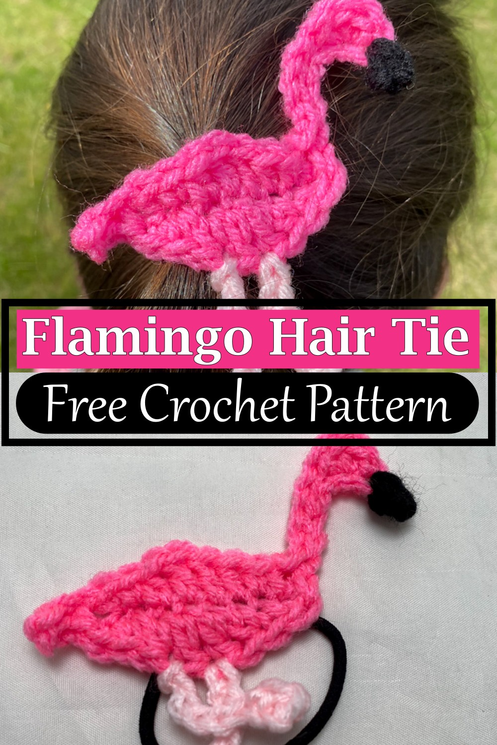 Flamingo Hair Tie