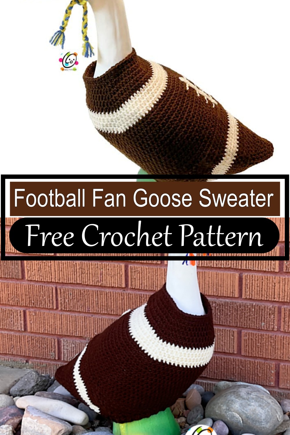 Football Fan Goose Sweater