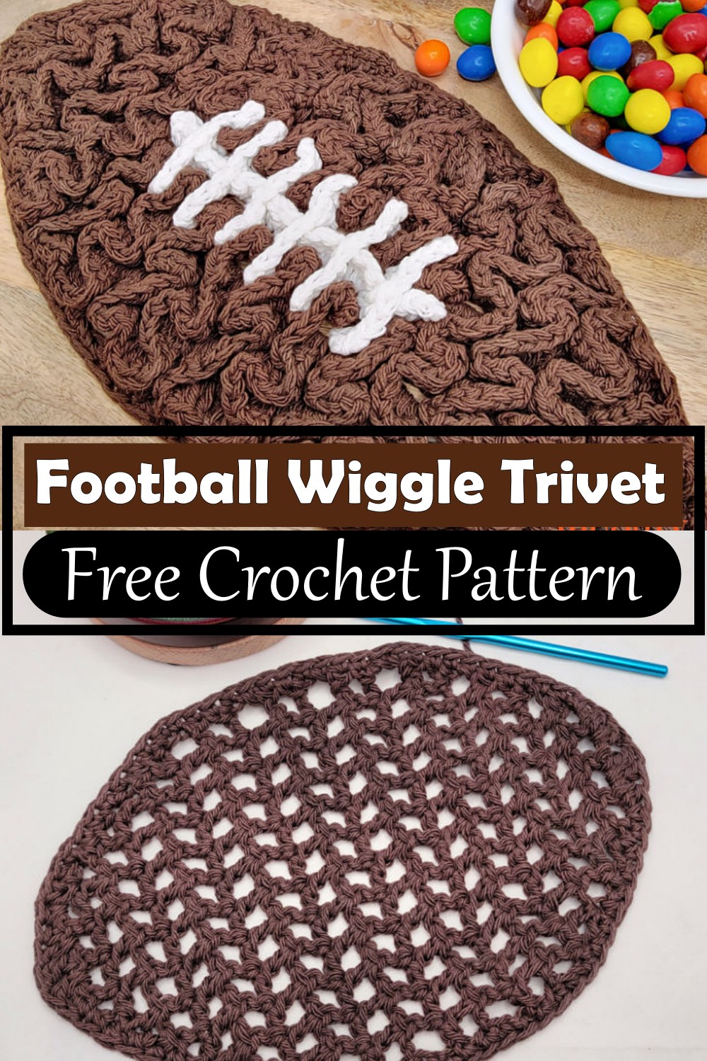 Football Wiggle Trivet