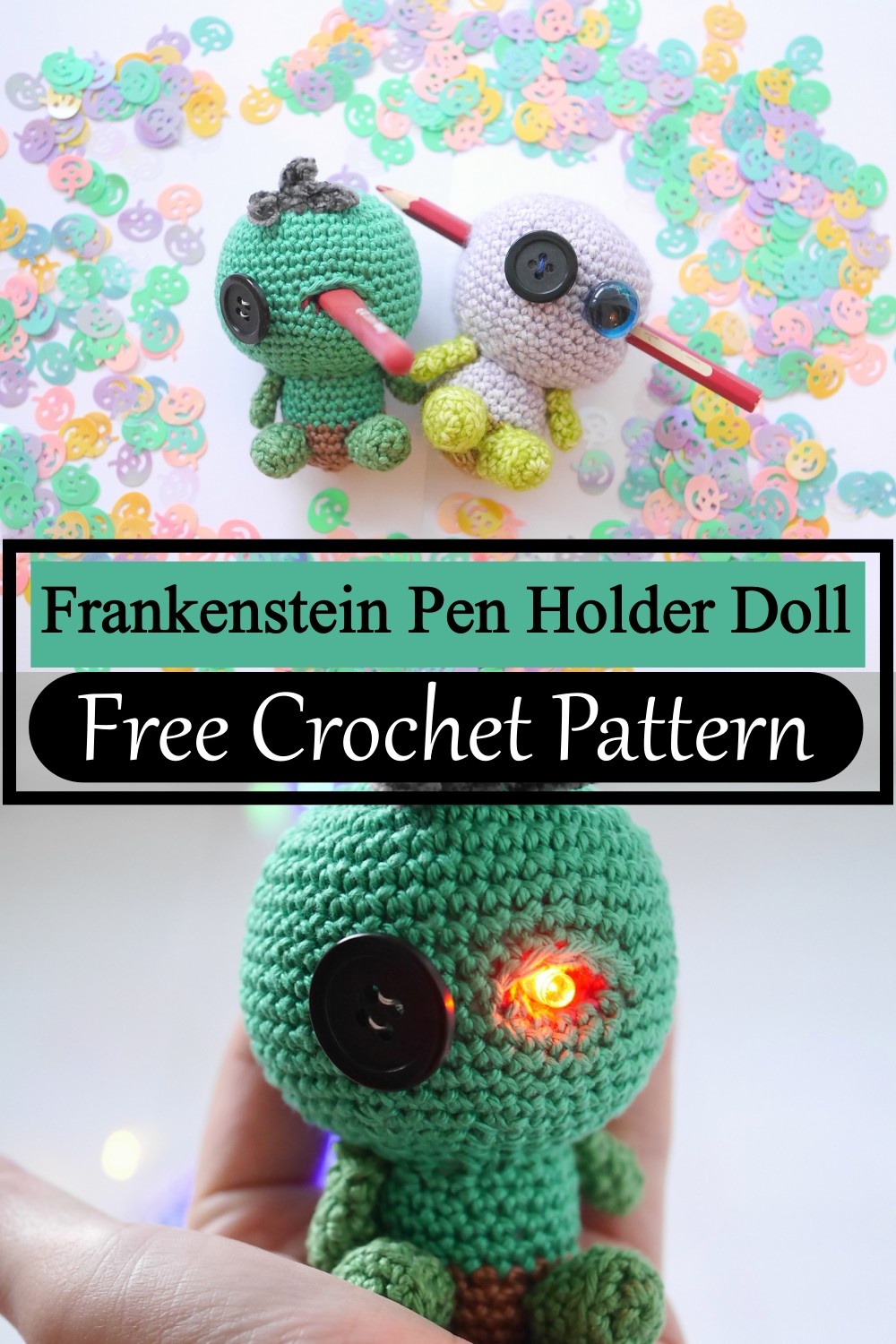 Frankenstein Pen Holder Doll