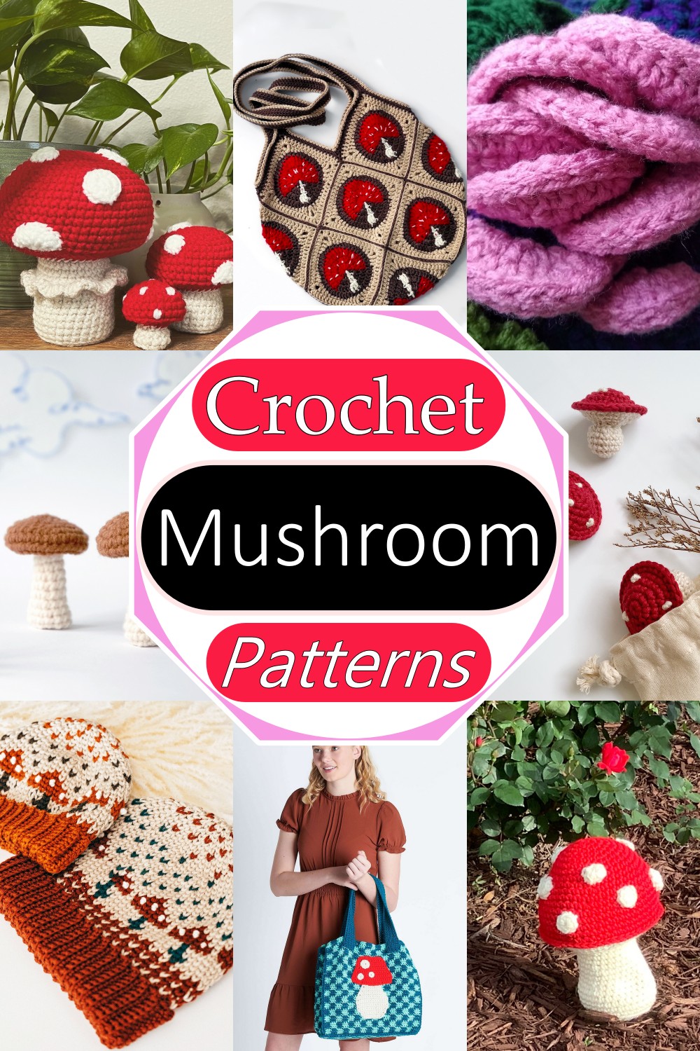 25 Free Crochet Mushroom Patterns