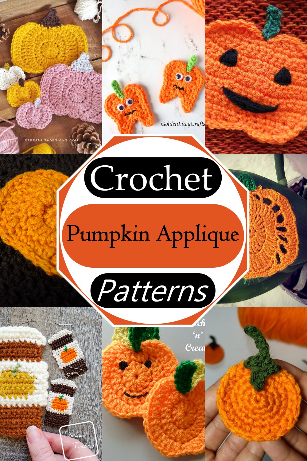 Free Crochet Pumpkin Applique Patterns