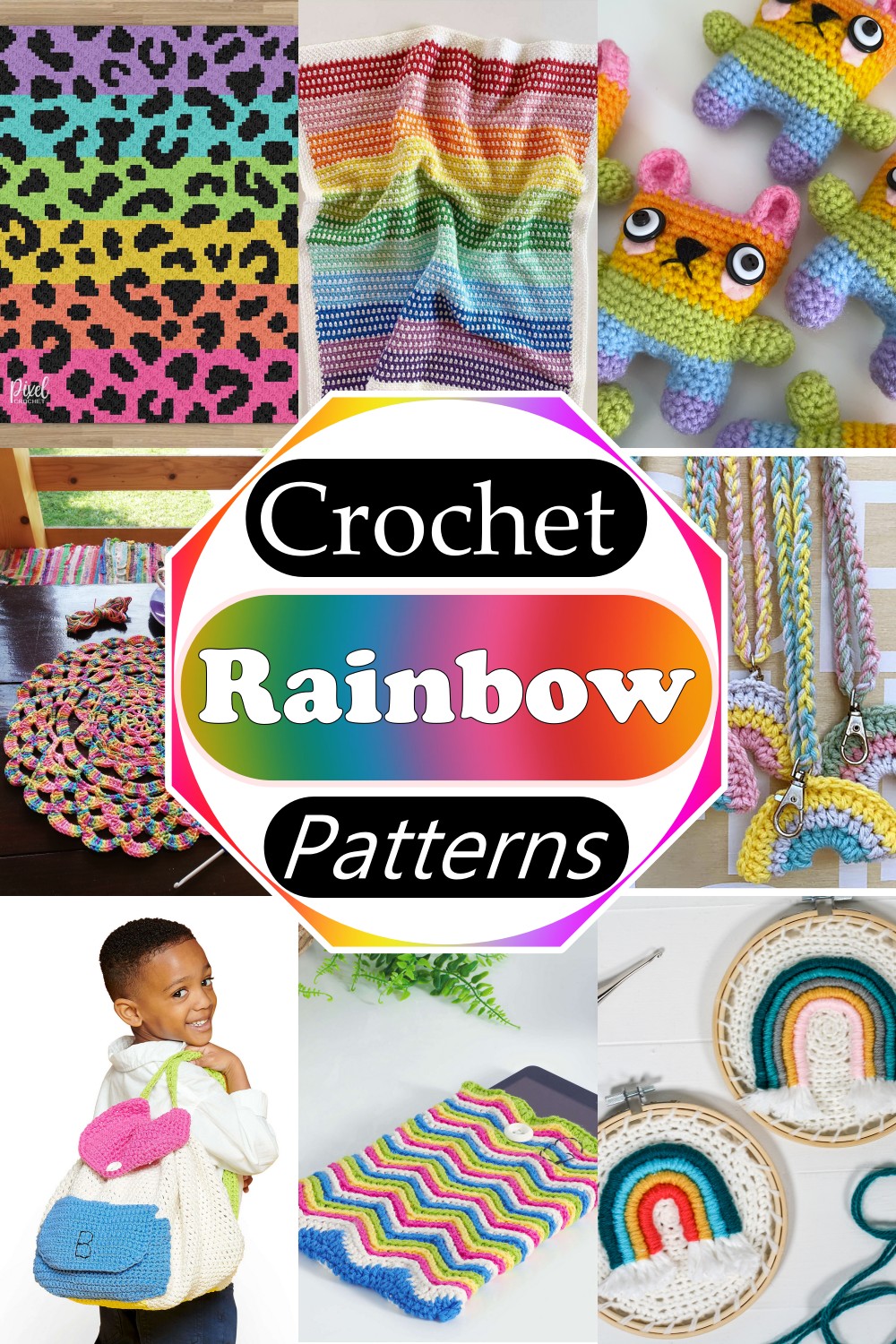 Free Crochet Rainbow Patterns