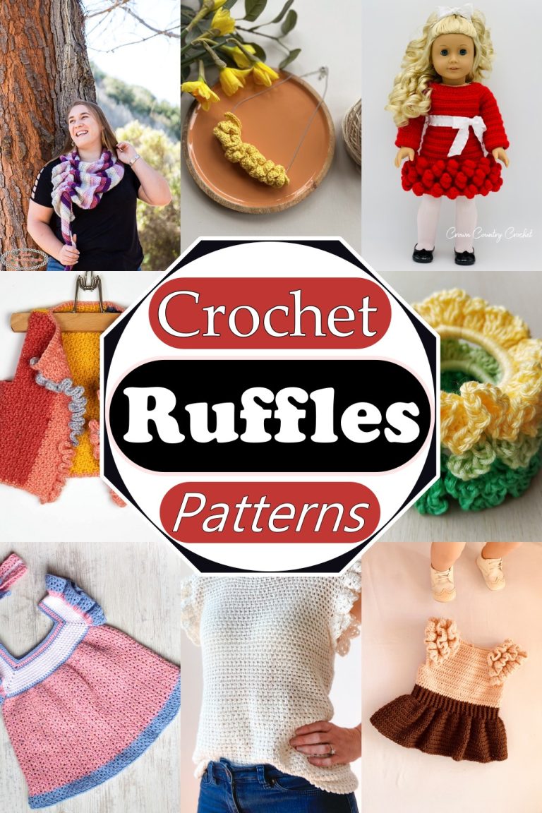 20 Free Crochet Ruffles Patterns