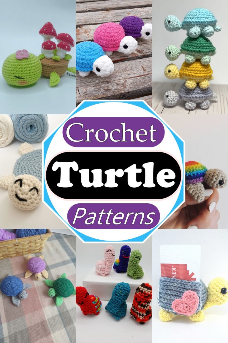 20 Free Crochet Turtle Patterns For Your Children
