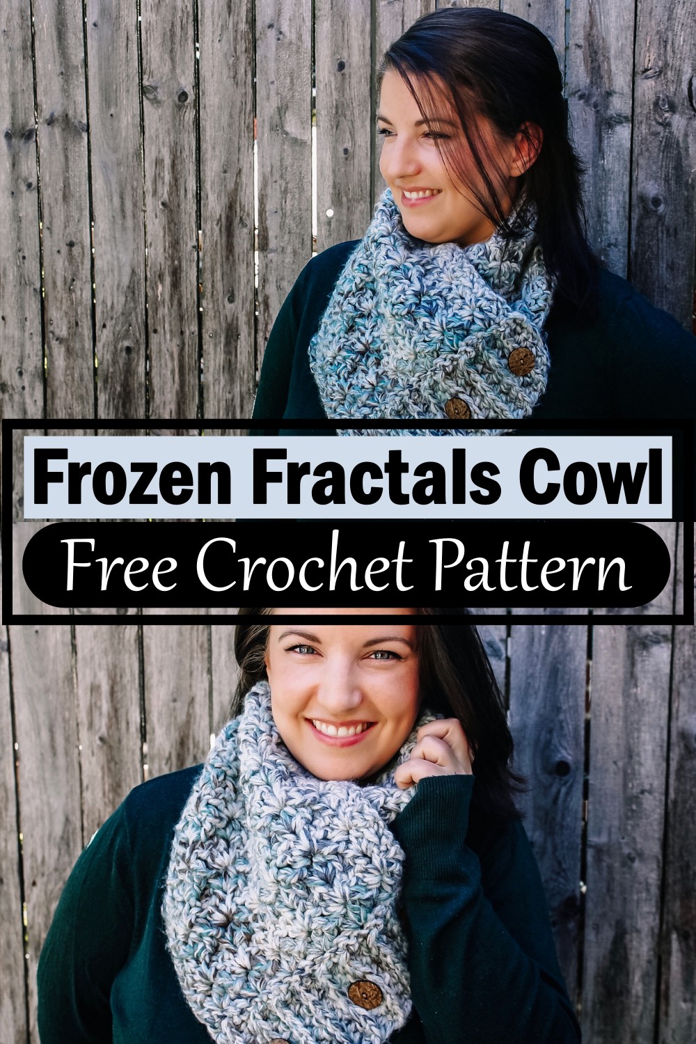 easy Fractals Cowl pattern