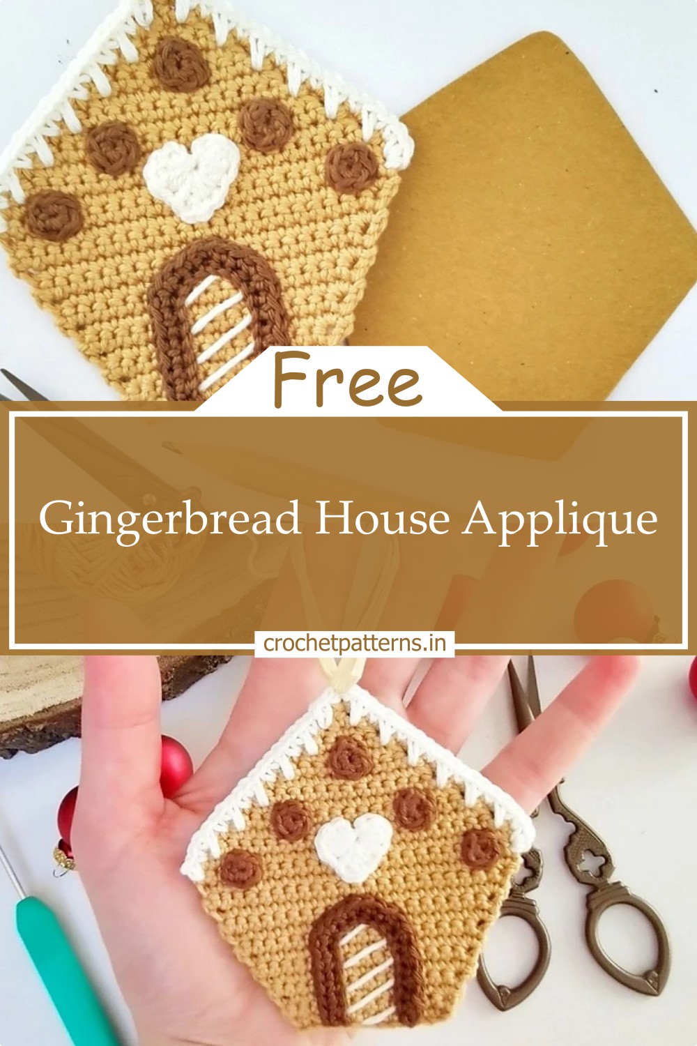 Gingerbread House Applique