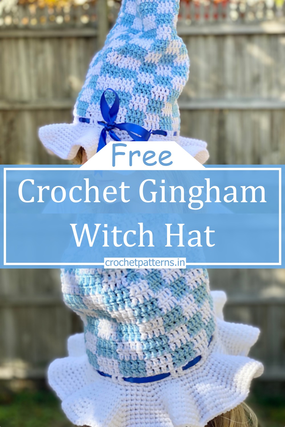Gingham Witch Hat