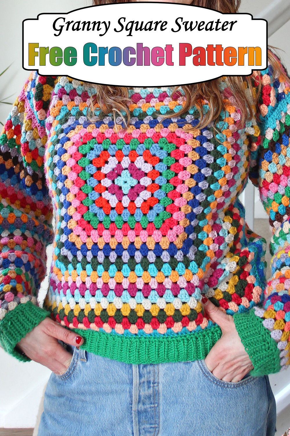 Granny Square Sweater