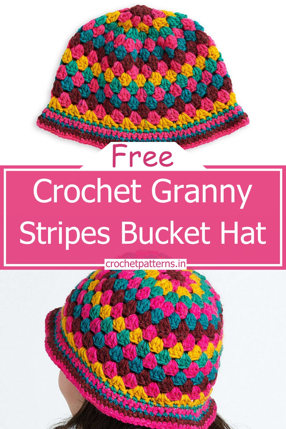 Granny Stripes Bucket Hat