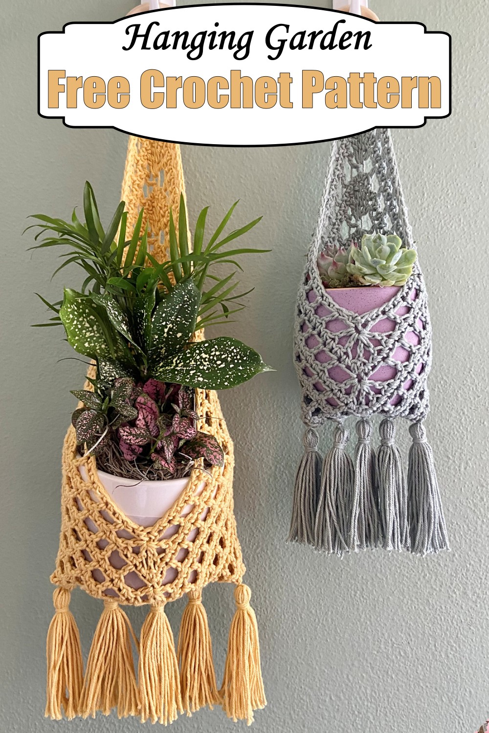 Beautiful Plant Hanger With Tassels