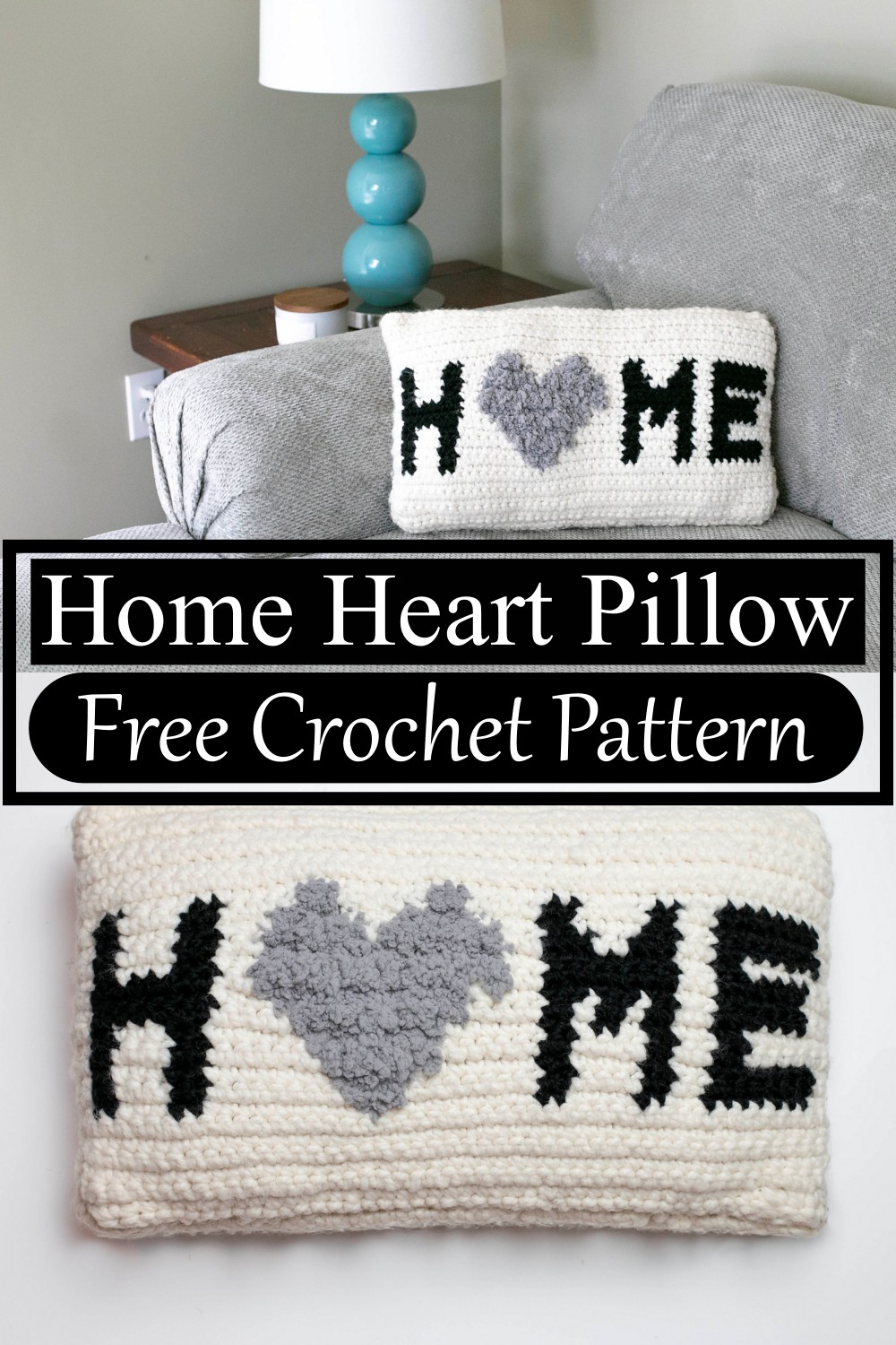 Home Heart Pillow