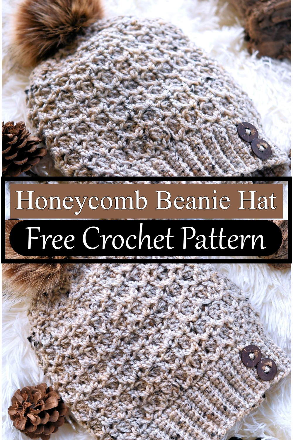 Honeycomb Beanie Hat