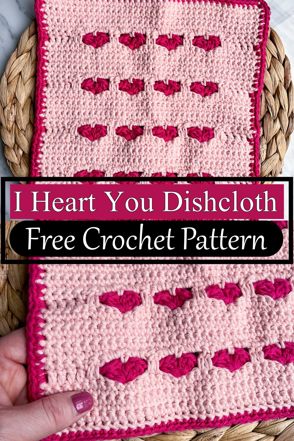 I Heart You Dishcloth