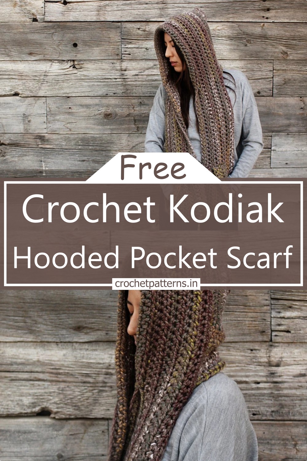 Kodiak Hooded Pocket Scarf