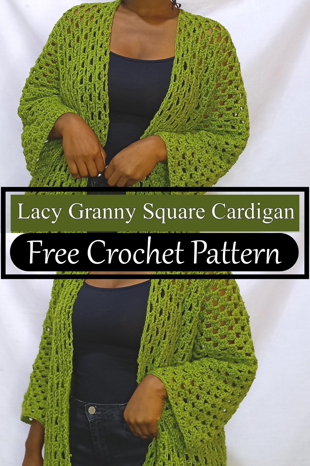 Lacy Granny Square Cardigan