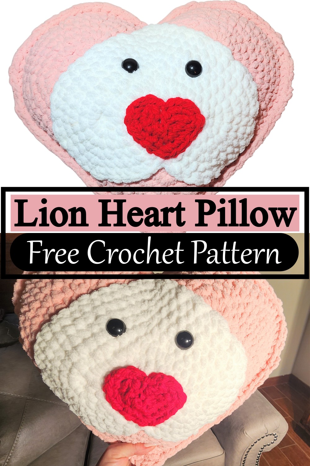 Lion Heart Pillow