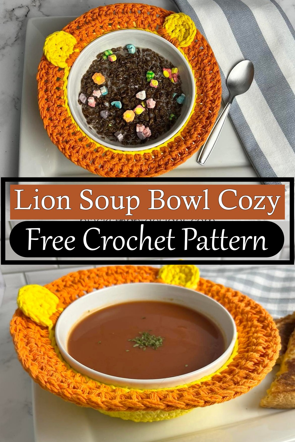 Lion Soup Bowl Cozy