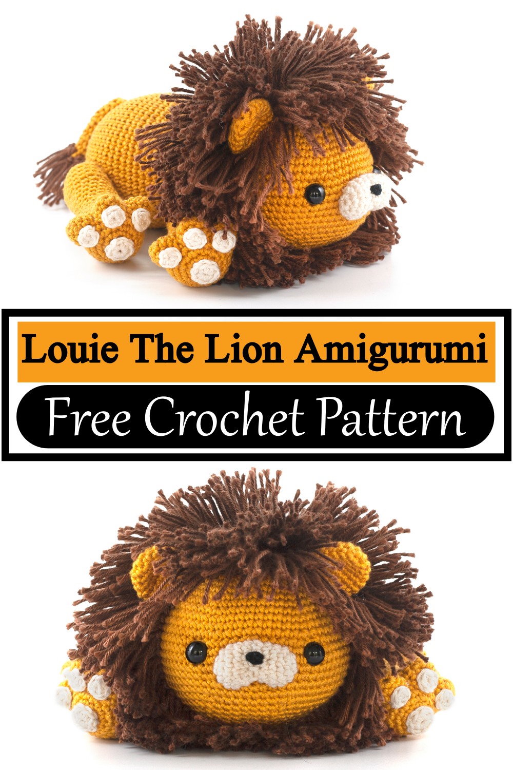 Louie The Lion Amigurumi