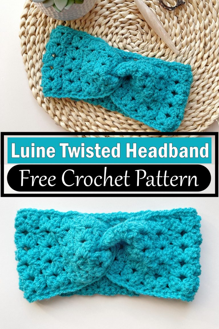 20 Crochet Twisted Headband Patterns