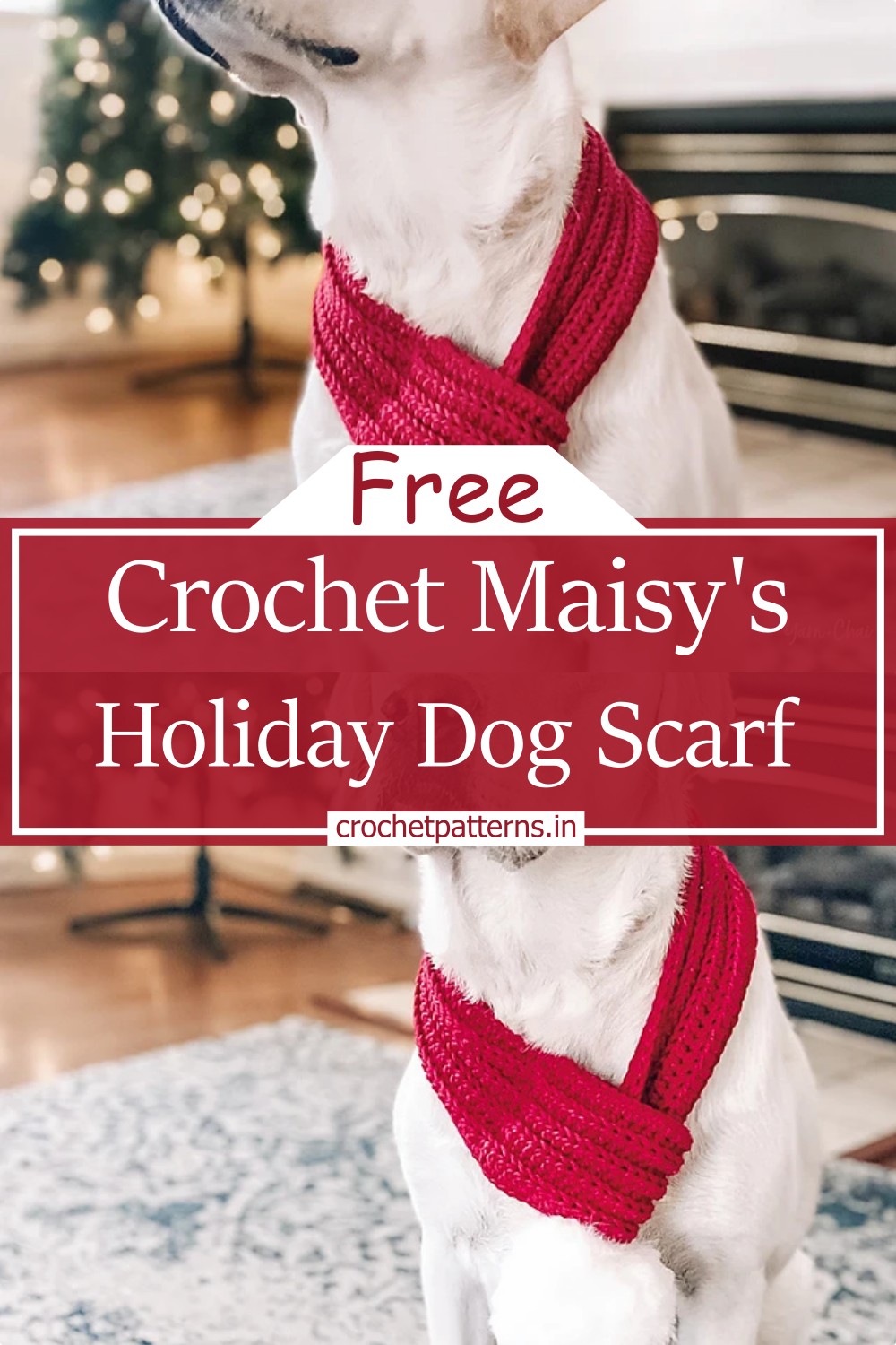 Maisy's Holiday Dog Scarf