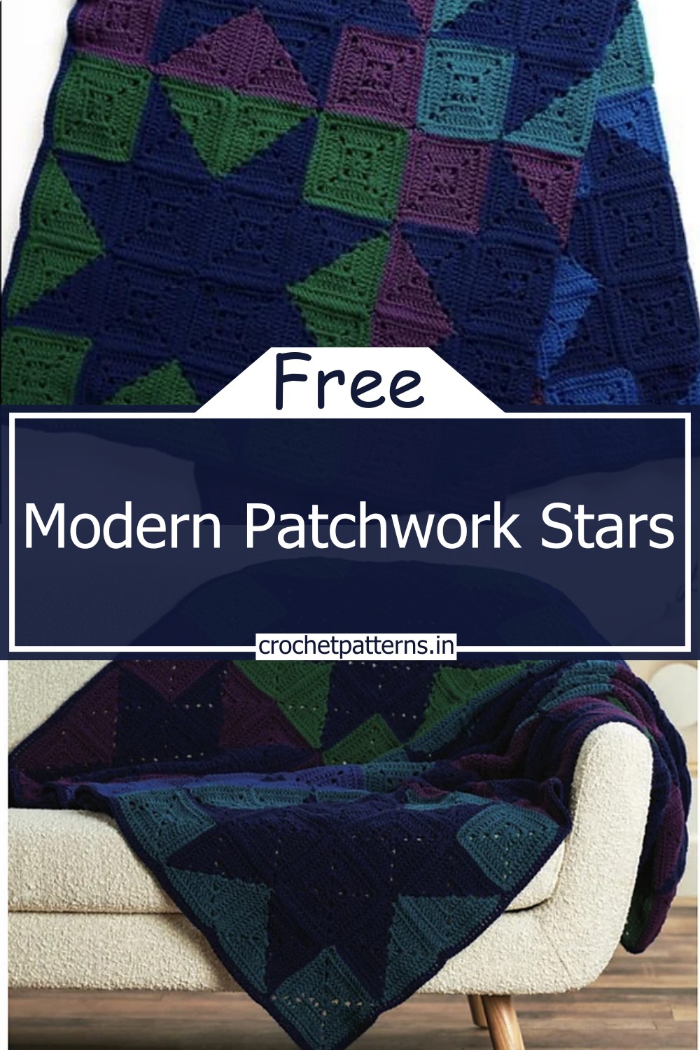 Modern Patchwork Stars