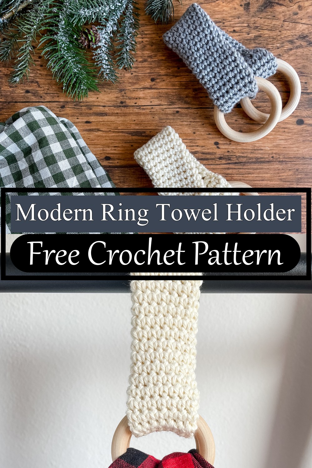 Modern Ring Towel Holder