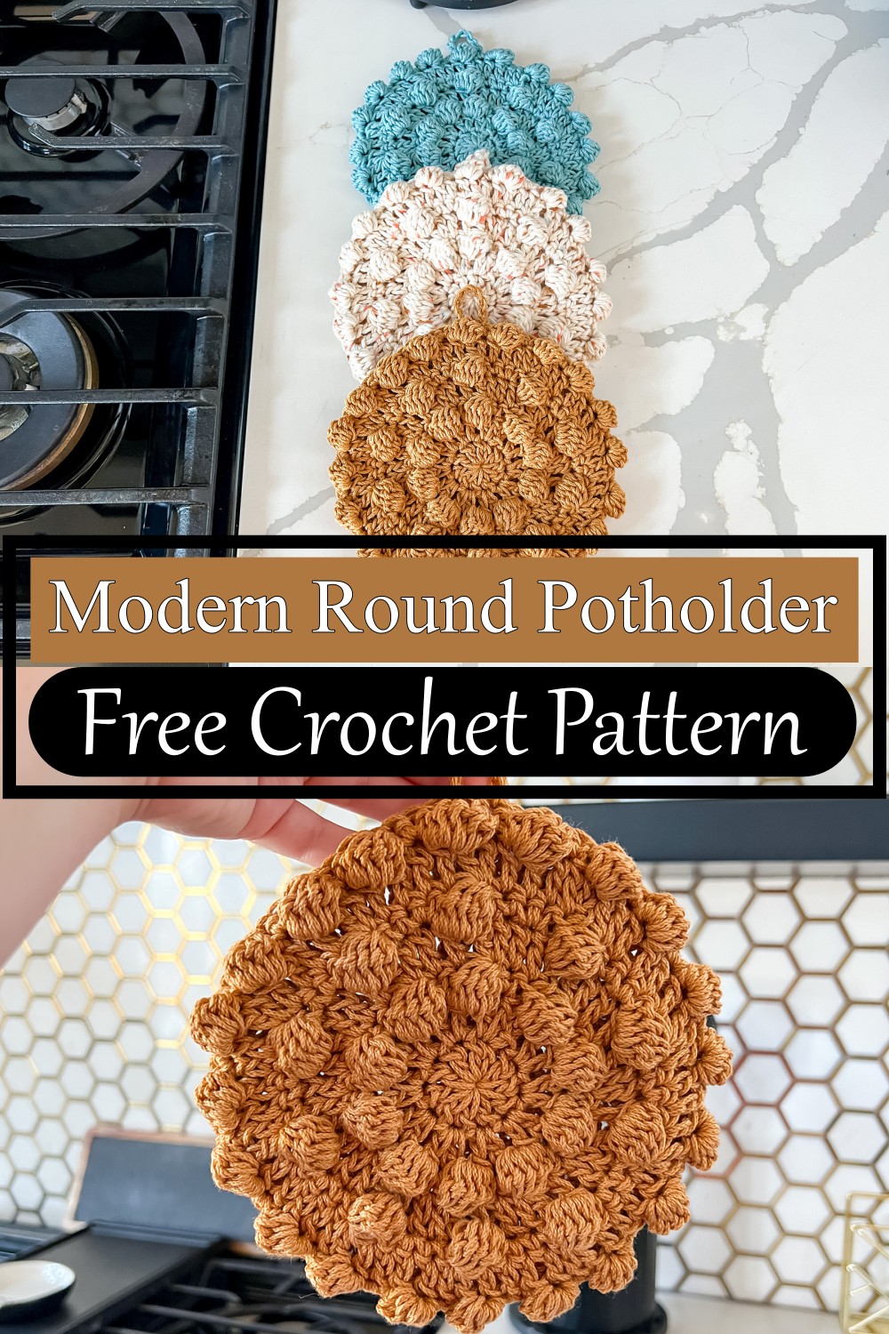 Modern Round Potholder