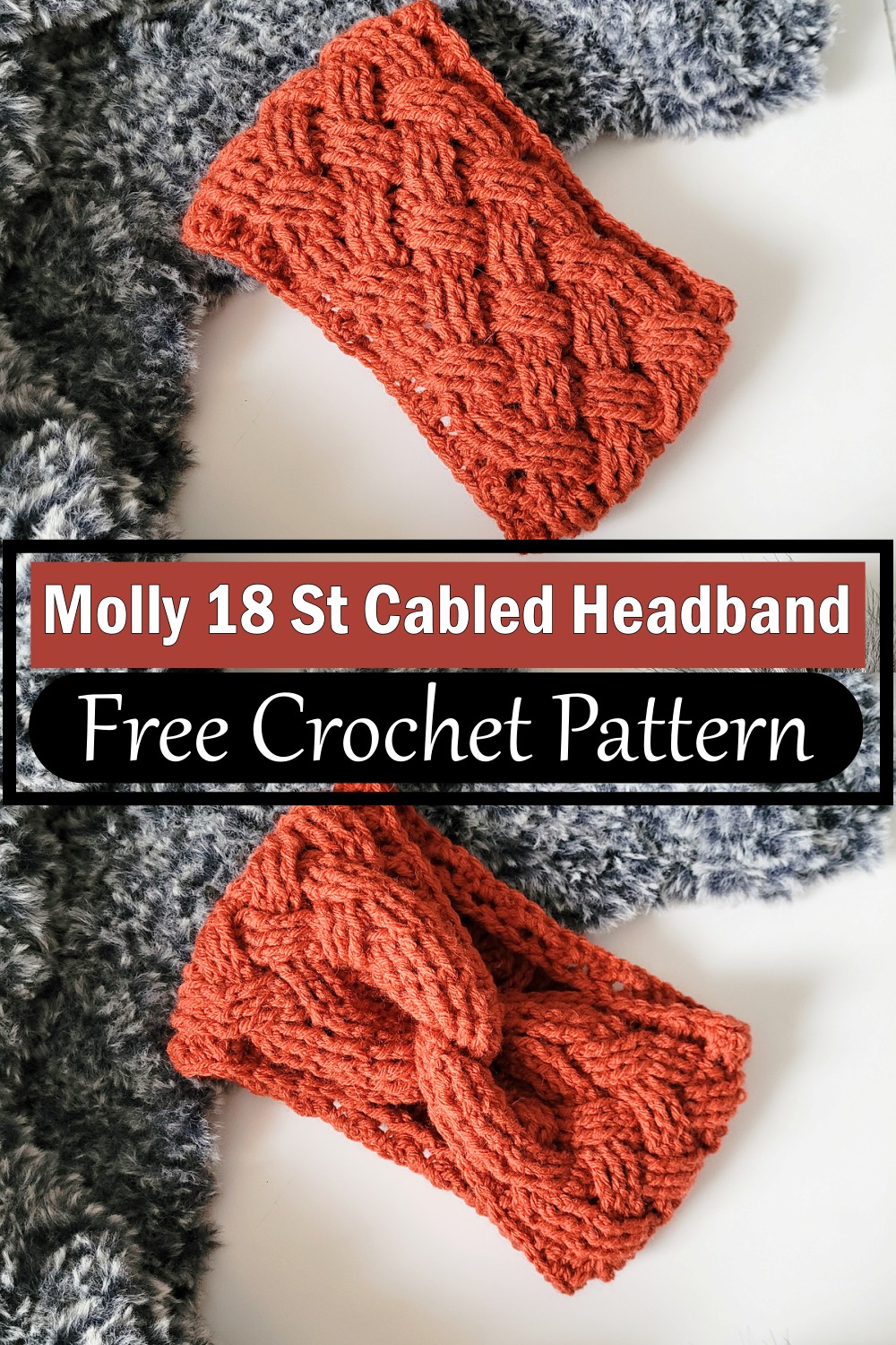Molly 18 St Cabled Headband