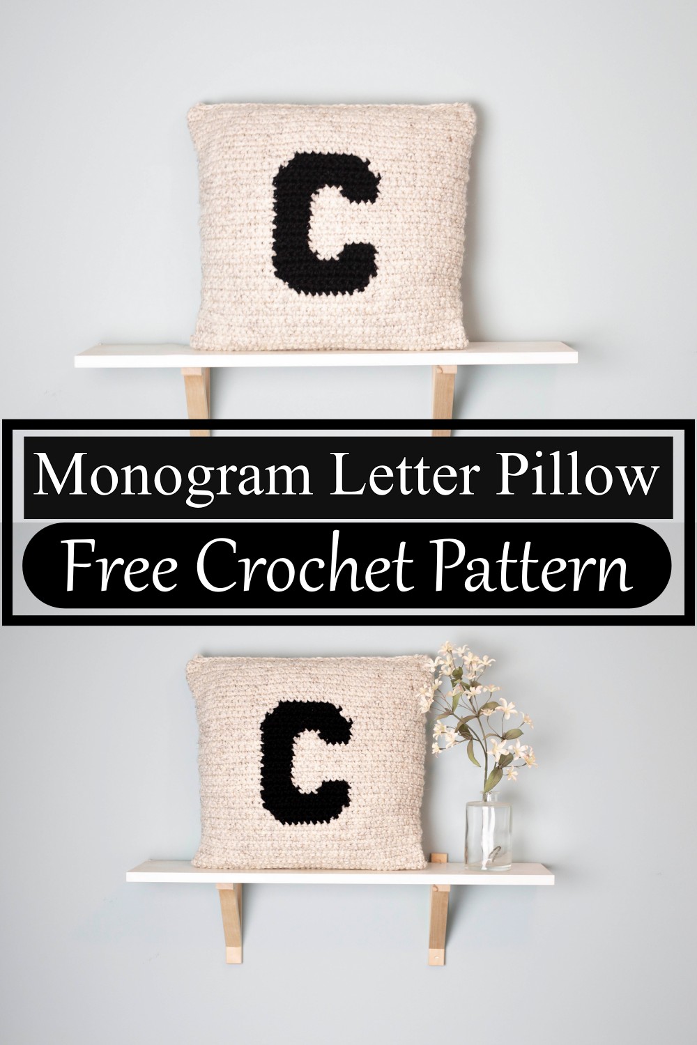 Monogram Letter Pillow