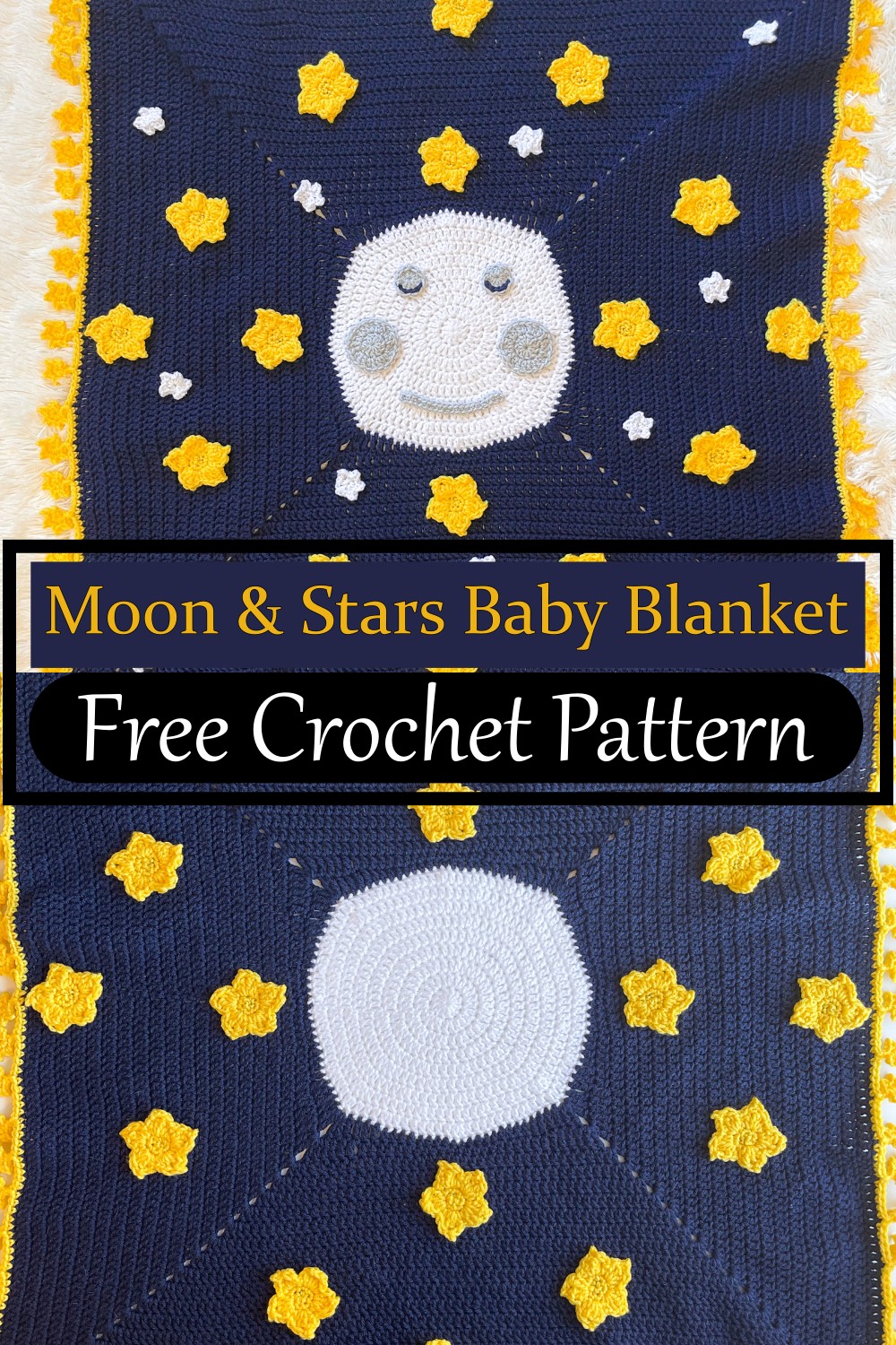 Moon & Stars Baby Blanket