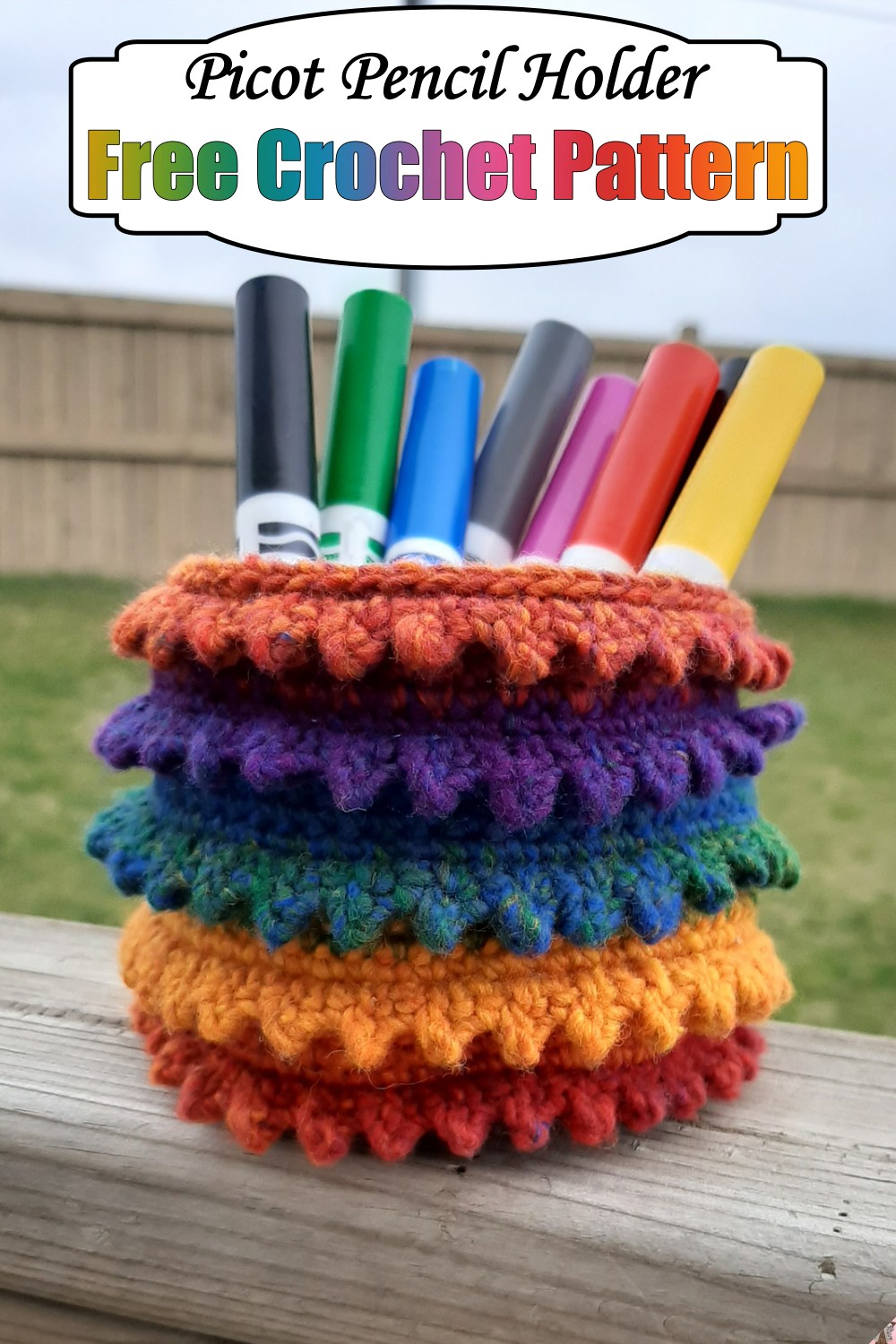 Picot Pencil Holder