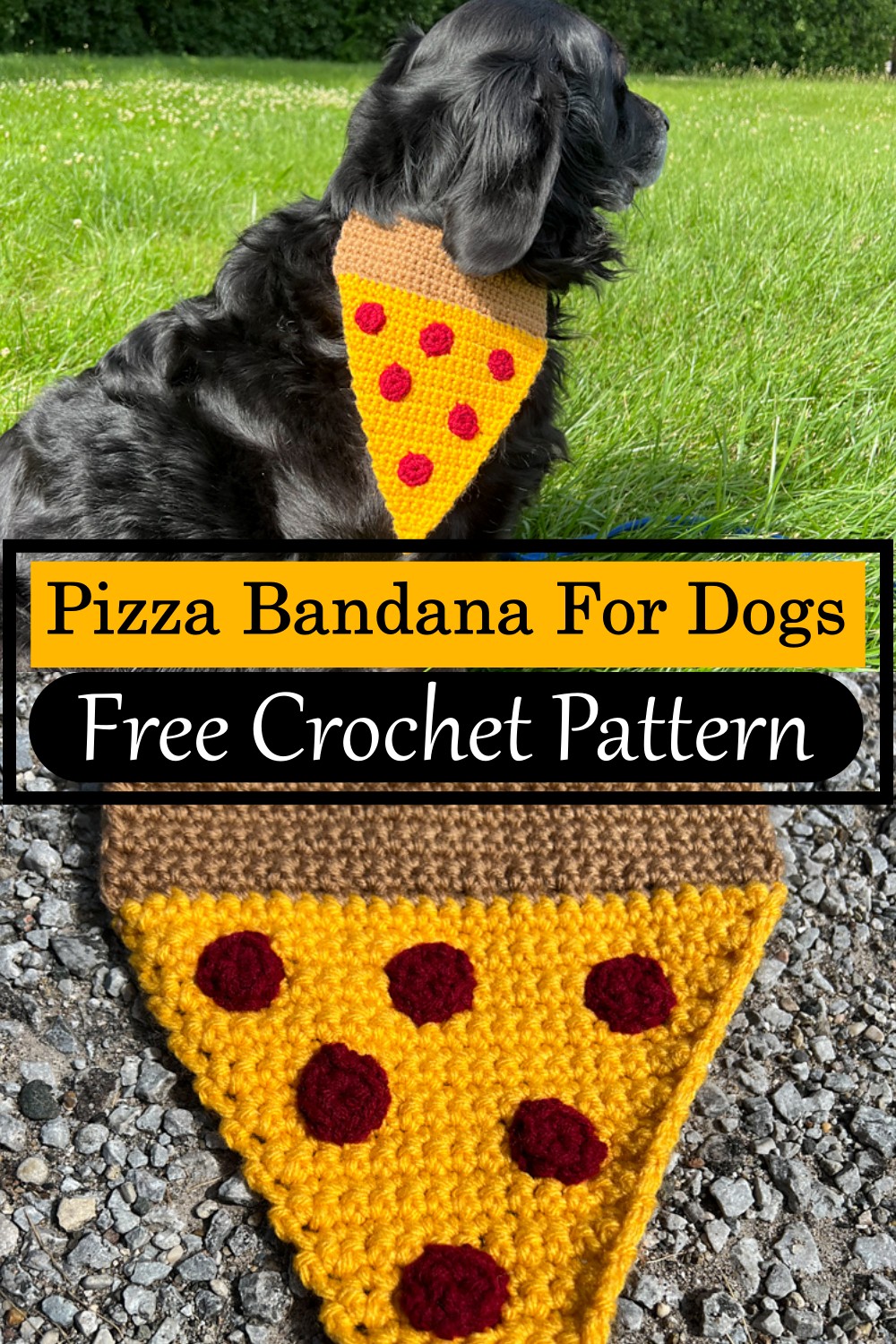 Pizza Bandana For Dogs