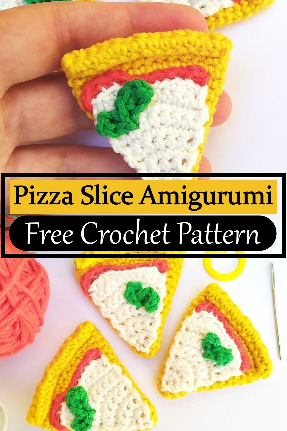 Pizza Slice Amigurumi