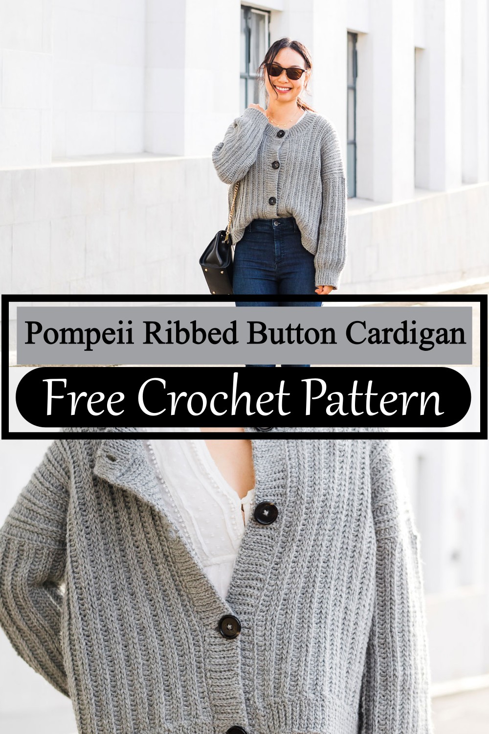 Pompeii Ribbed Button Cardigan