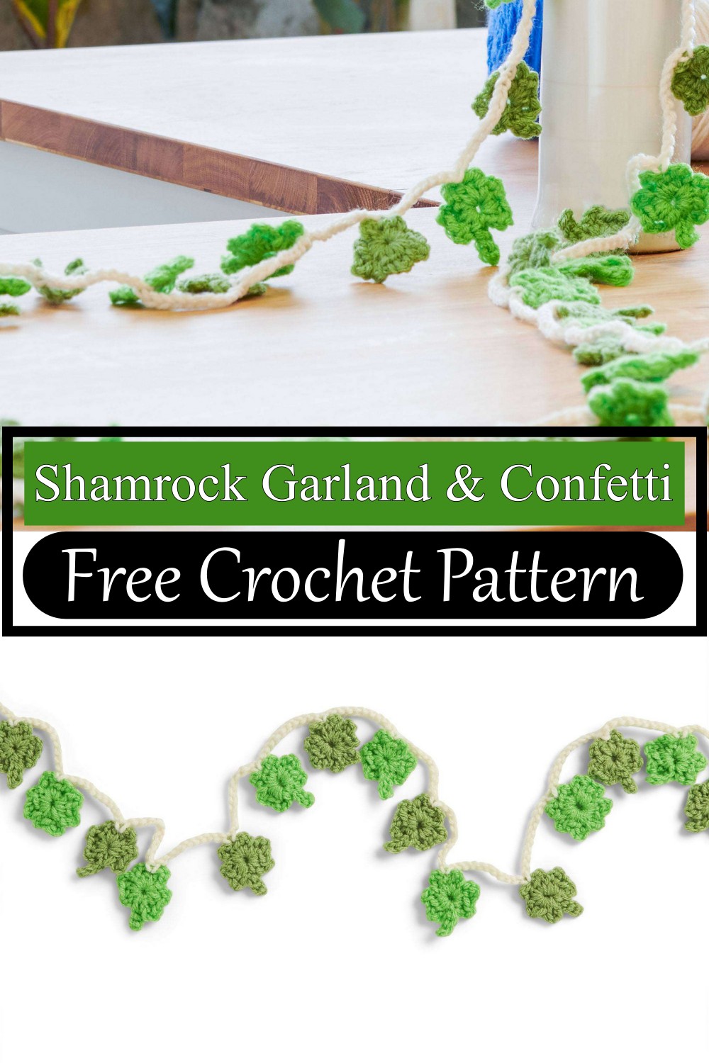 Shamrock Garland & Confetti