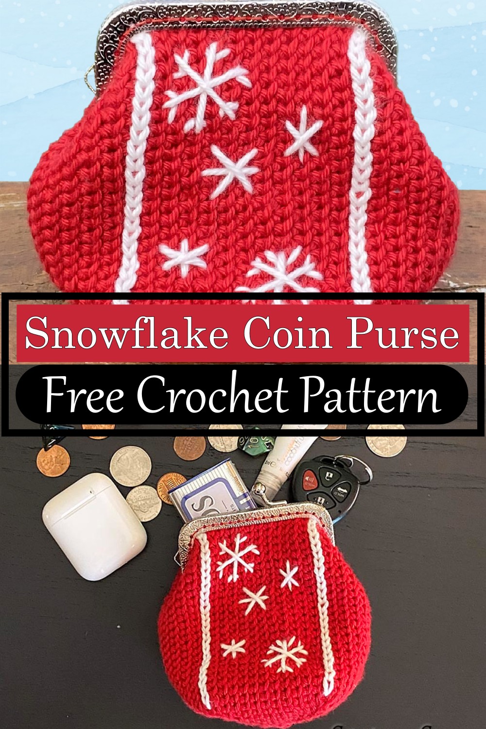 Snowflake Coin Purse