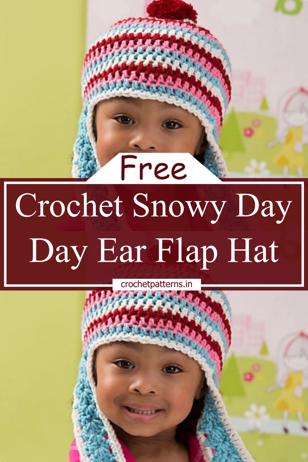 Snowy Day Ear Flap Hat