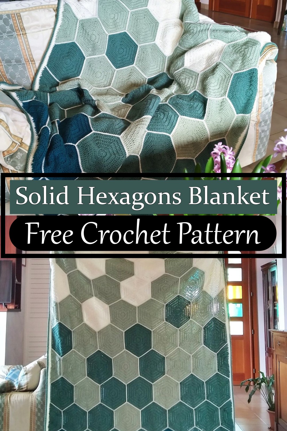 Solid Hexagons Blanket