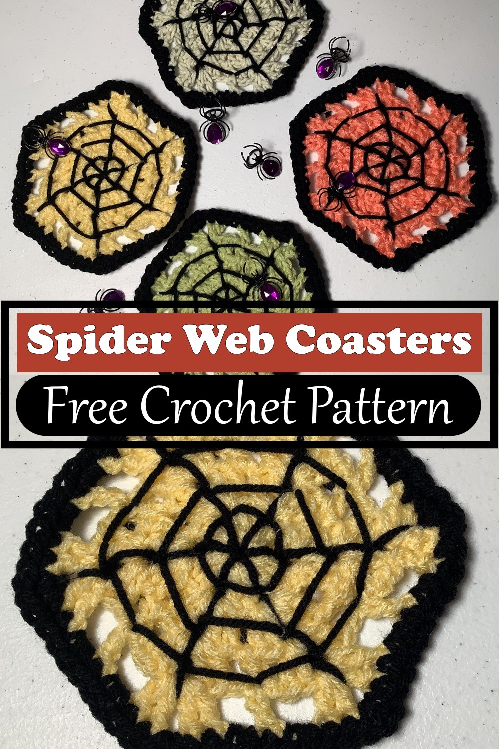 Spider Web Coasters