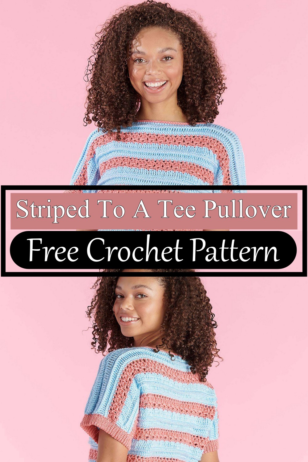 Striped To A Tee Pullover