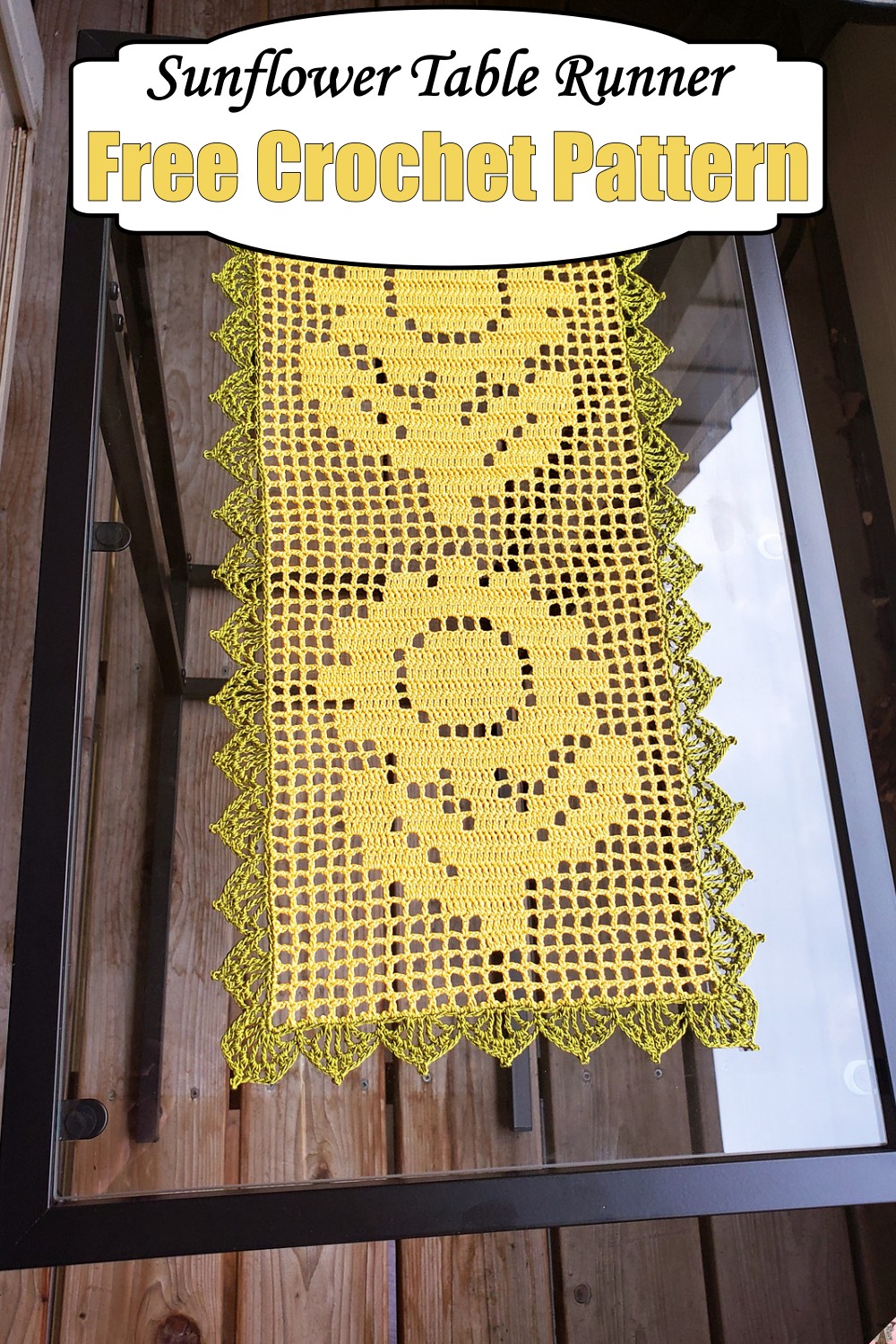 Sunflower Table Runner