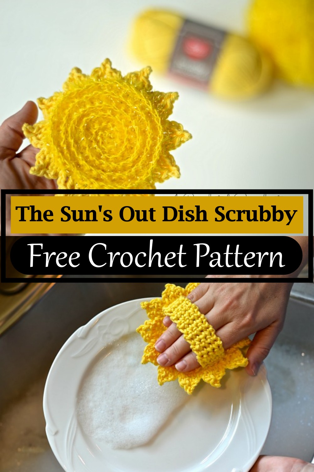 The Sun's Out Dish Scrubby
