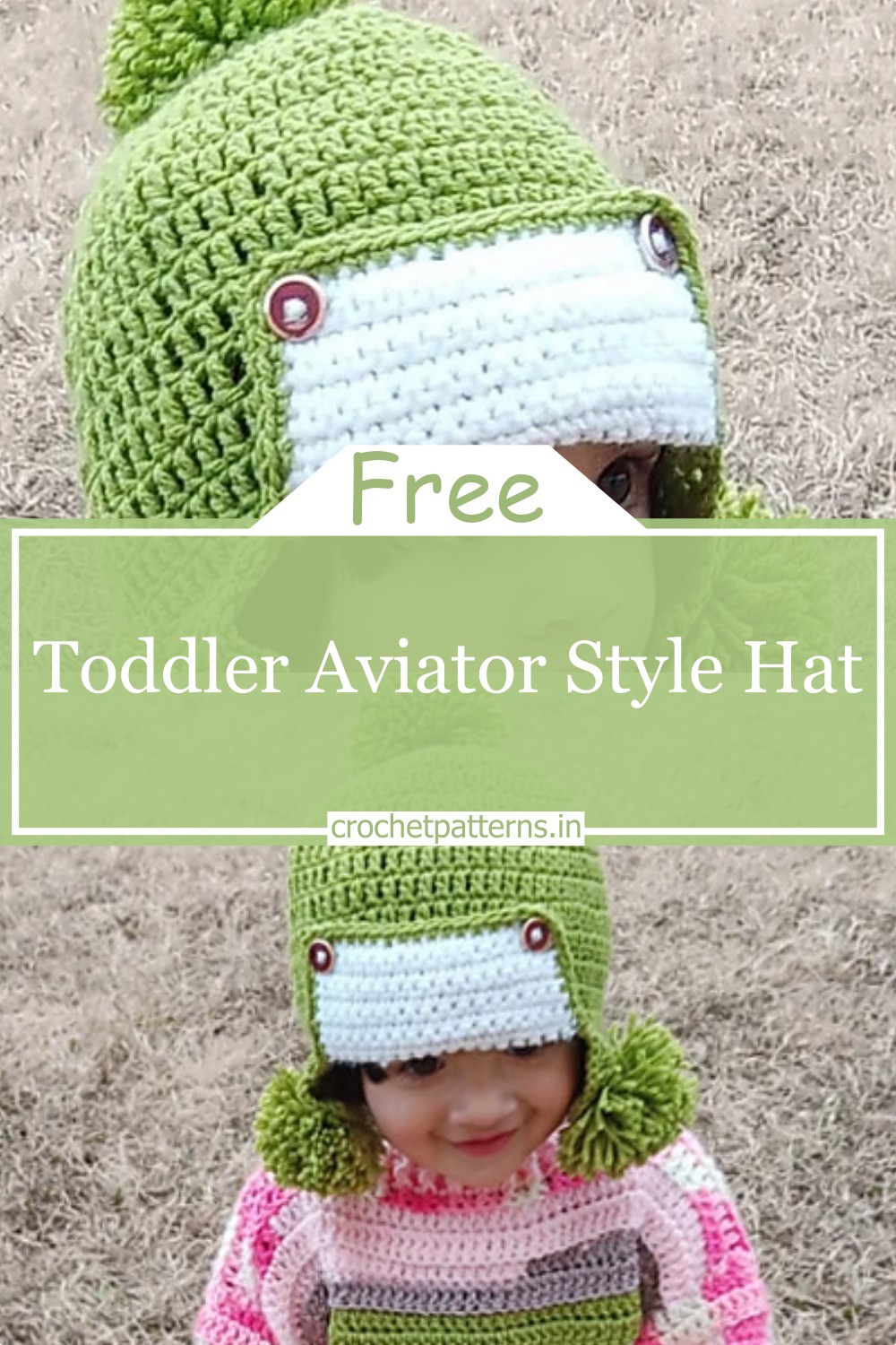 Toddler Aviator Style Hat