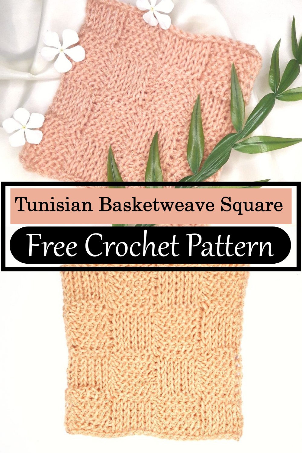 Tunisian Basketweave Square