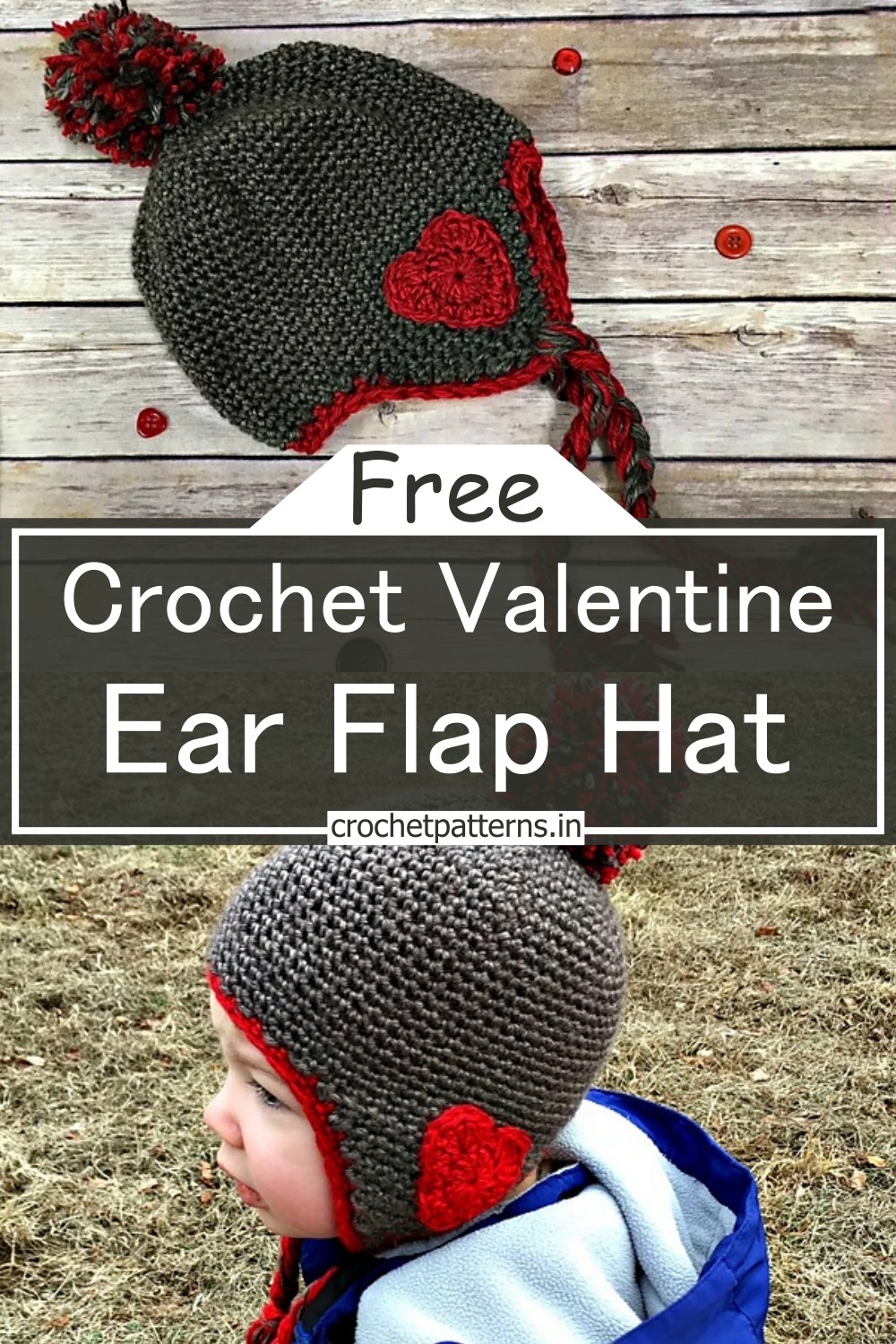Valentine Ear Flap Hat