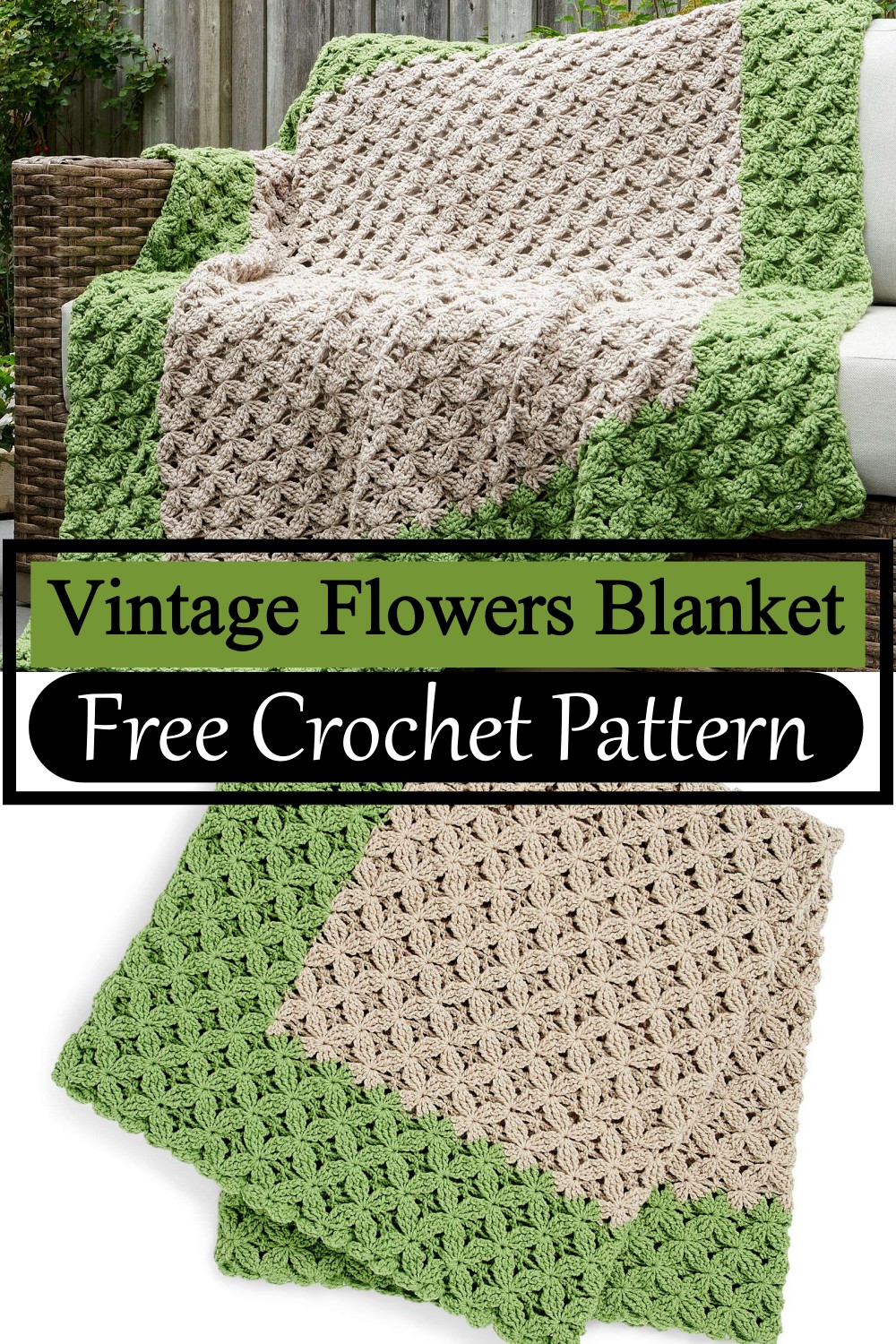 Vintage Flowers Blanket