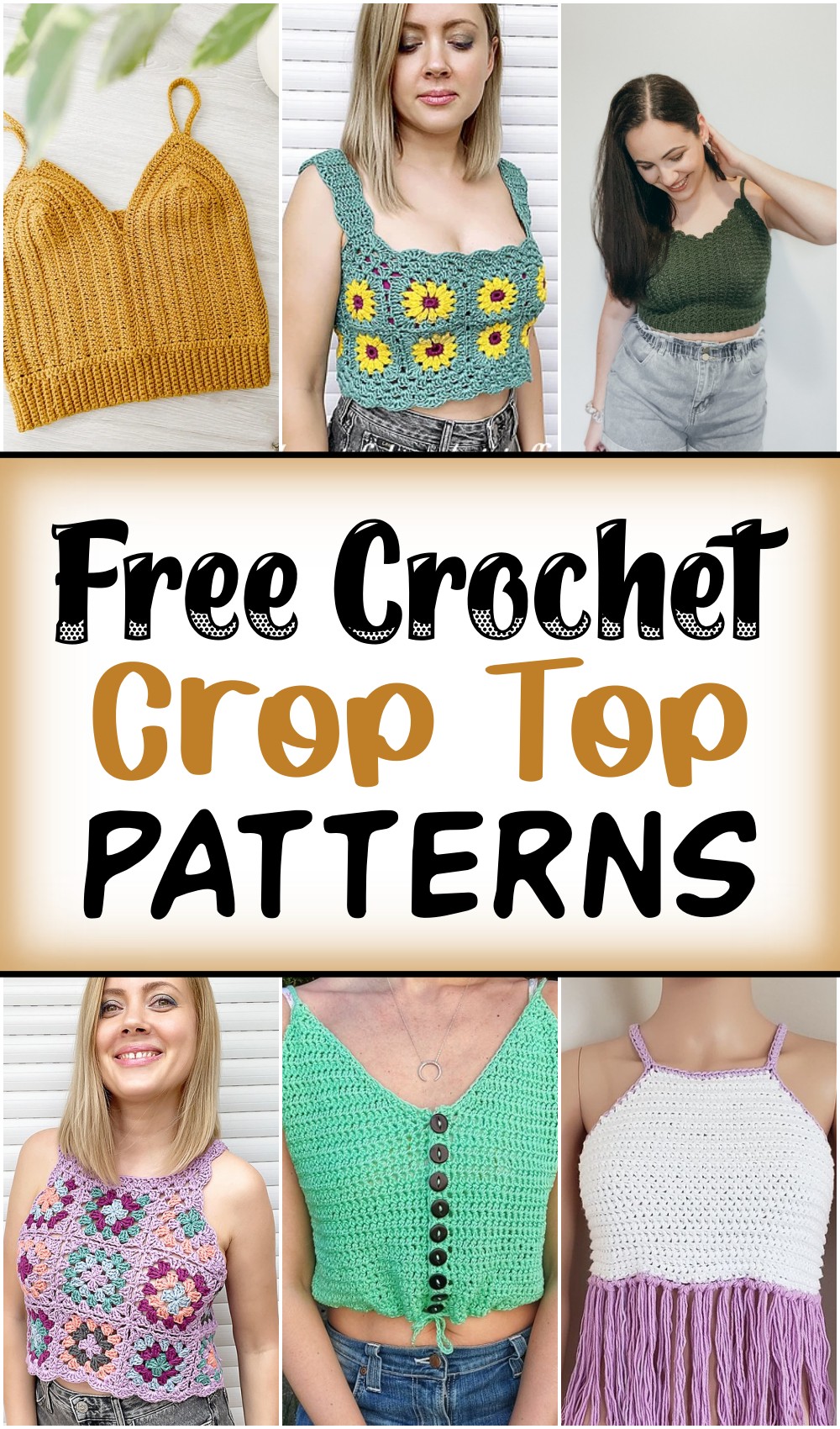 23 Free Crochet Crop Top Patterns For Summer