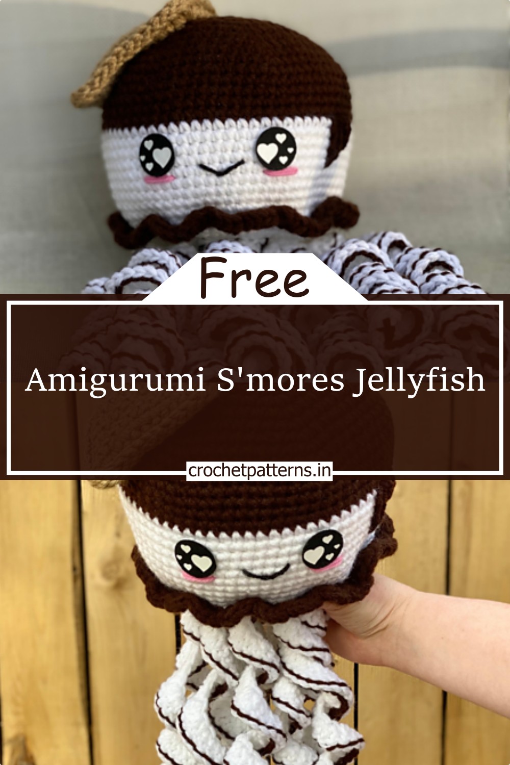 Amigurumi S'mores Jellyfish